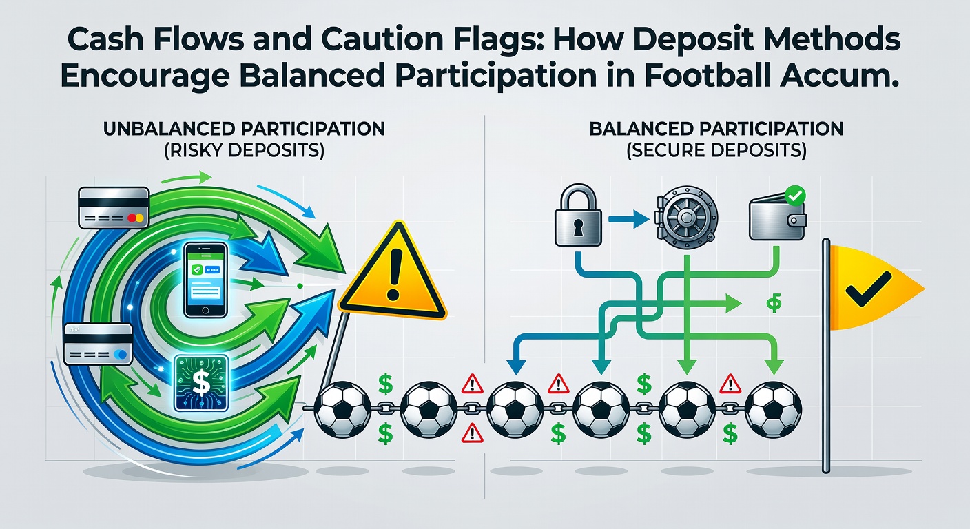 Chart displaying deposit method usage statistics and their correlation with responsible betting indicators in sports markets